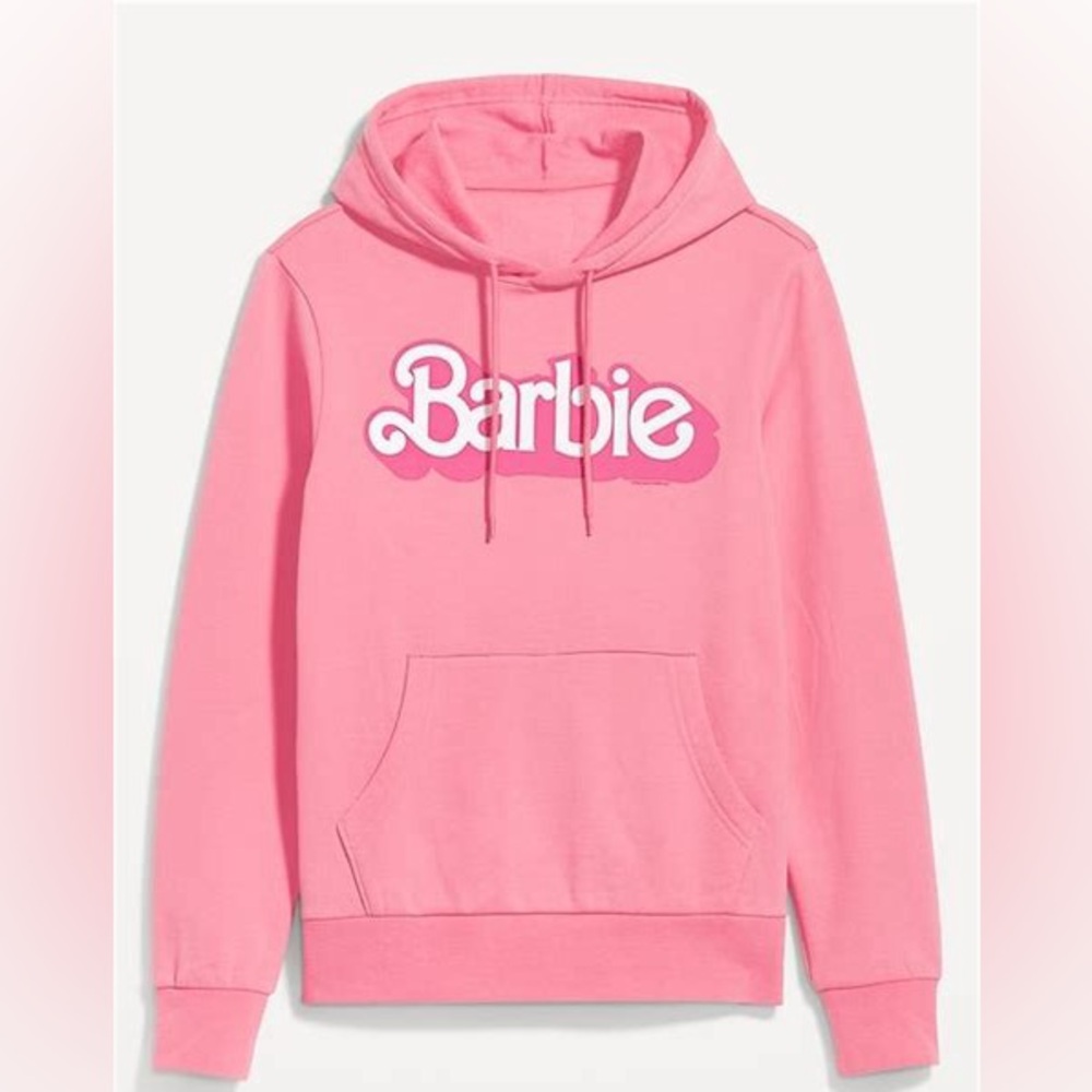 NWT Sealed Pink Barbie Logo Hoodie - Picture 2 of 4